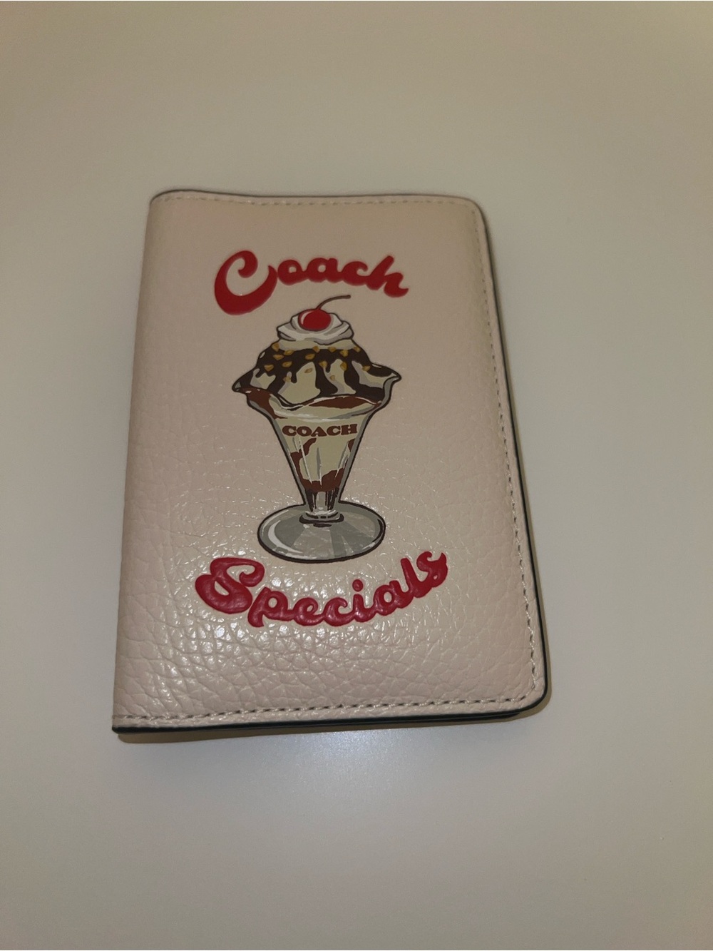 Coach ID Wallet with Sundae Motif, Gently Used